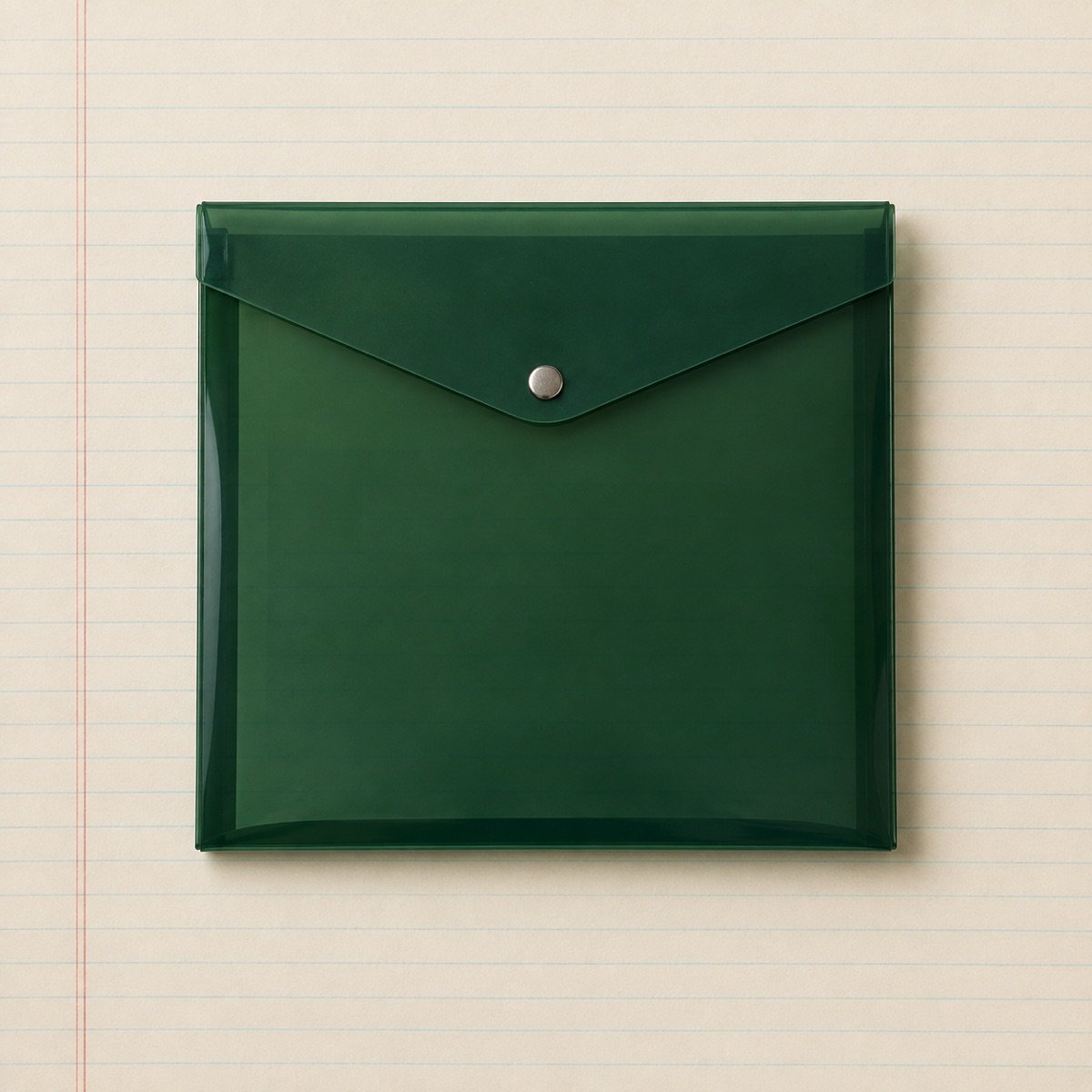 Gusseted Document Envelope A4, Bottle Green