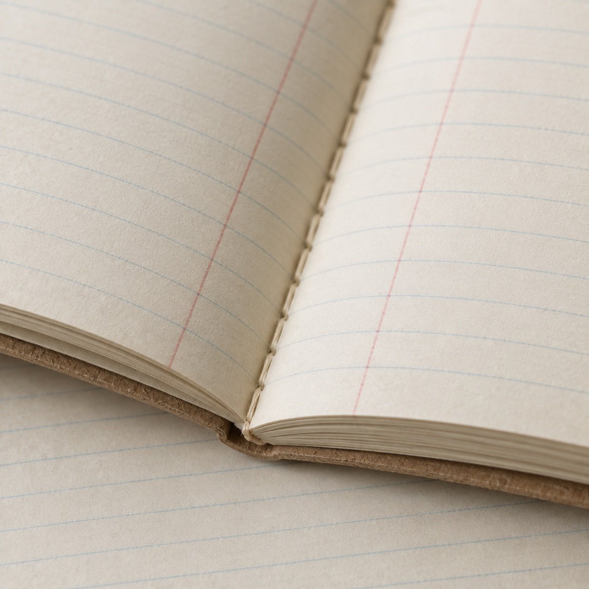 Feint Ruled Notebook A5, Soft Cover — detail