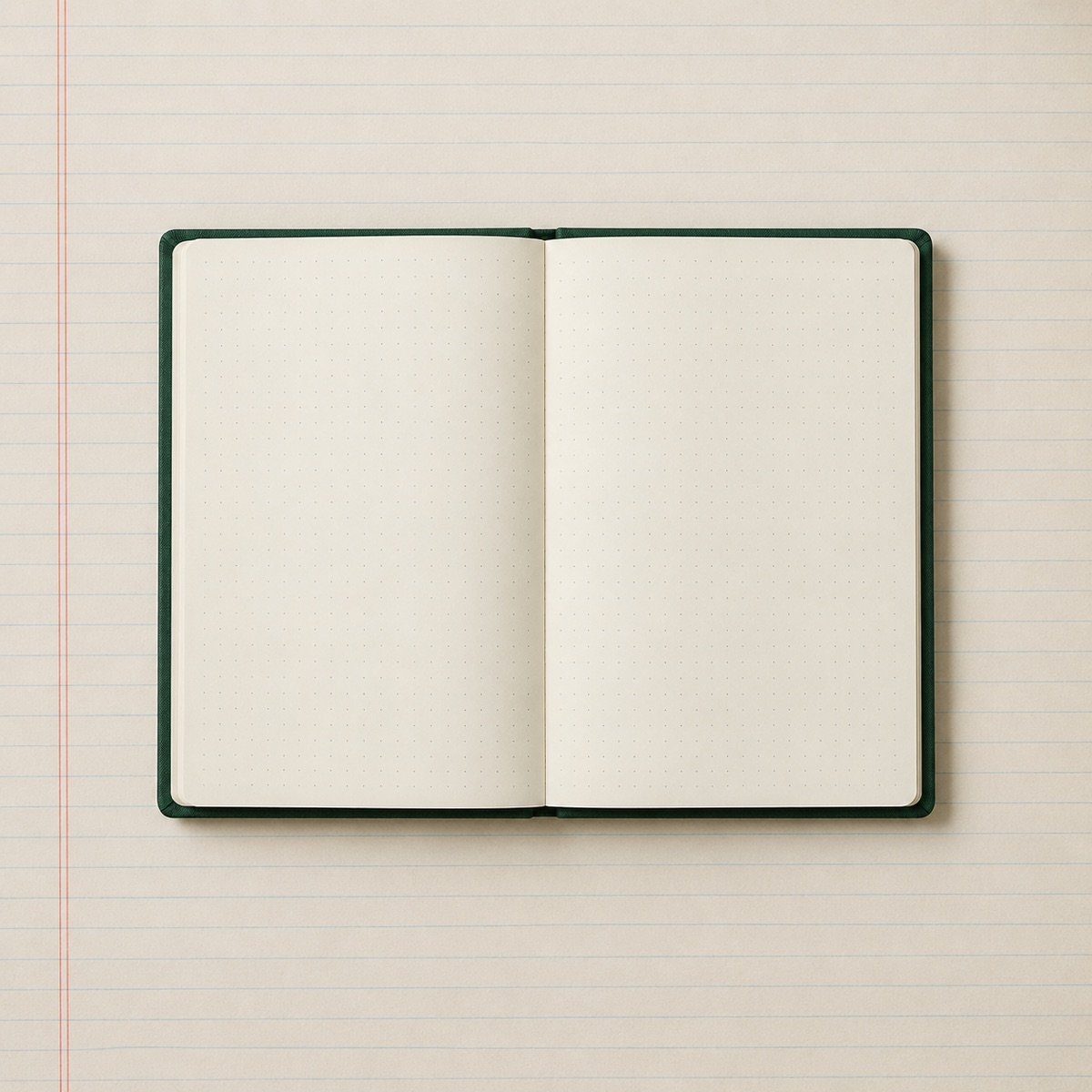 Dot Grid Notebook A5, Hardcover