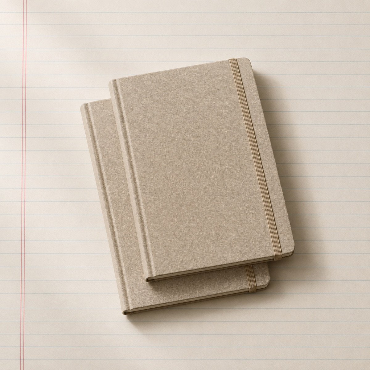 Notebook Pair A5, Squared and Ruled