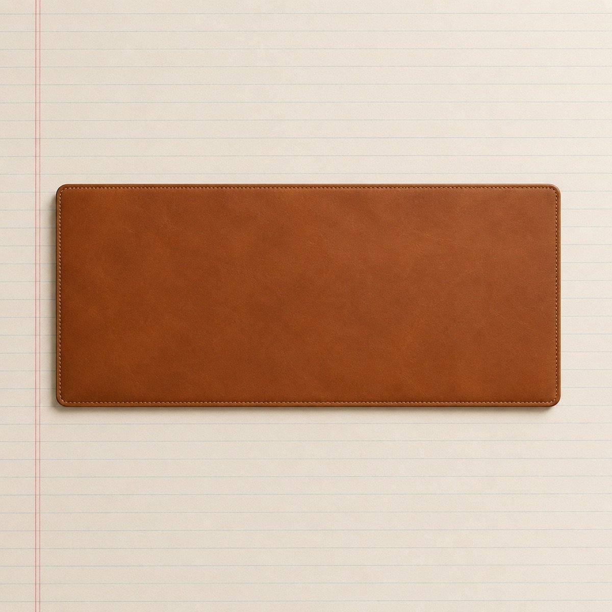 PU Leather Desk Pad, 60 × 30 cm, Tan