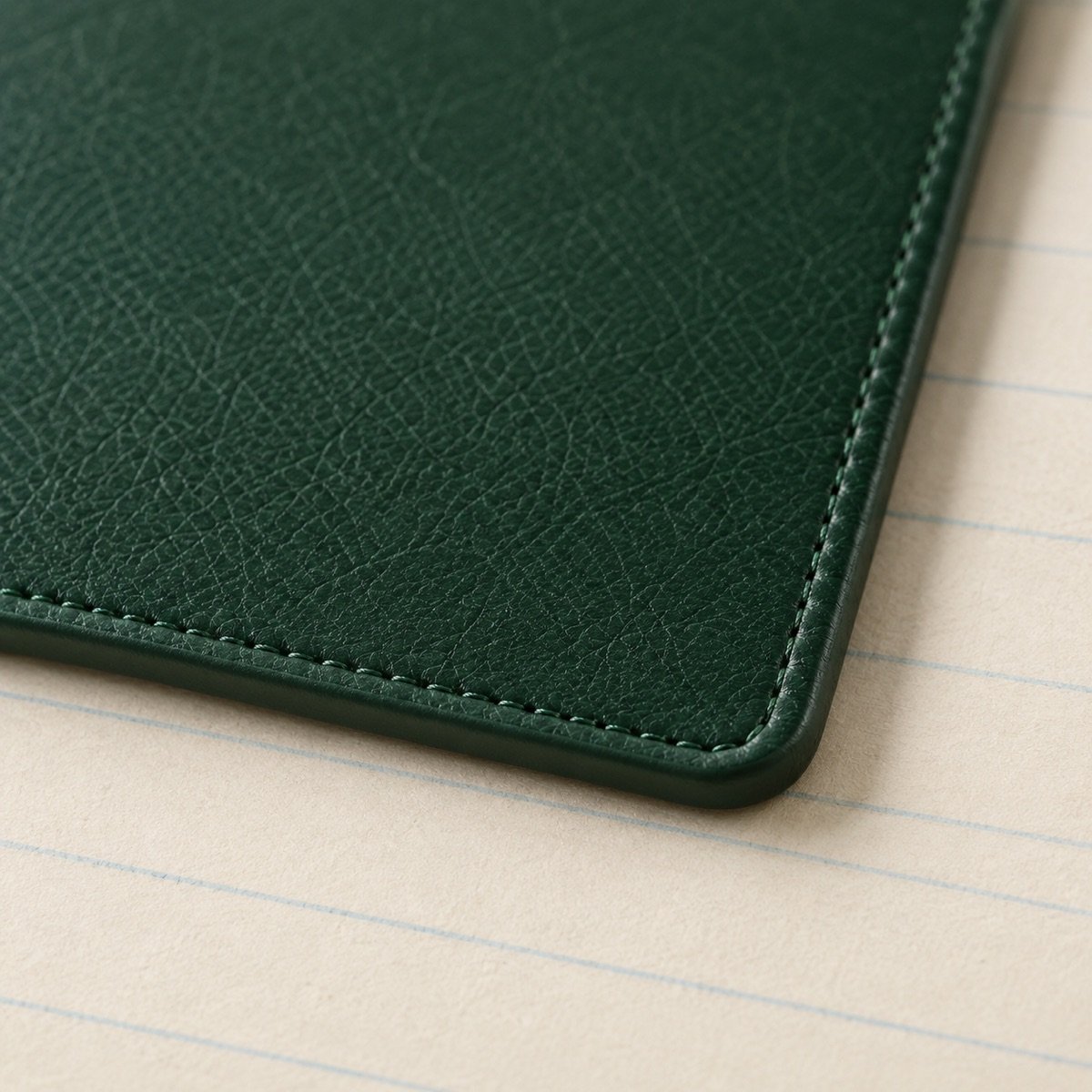 Reversible PU Desk Pad, 80 × 40 cm — detail