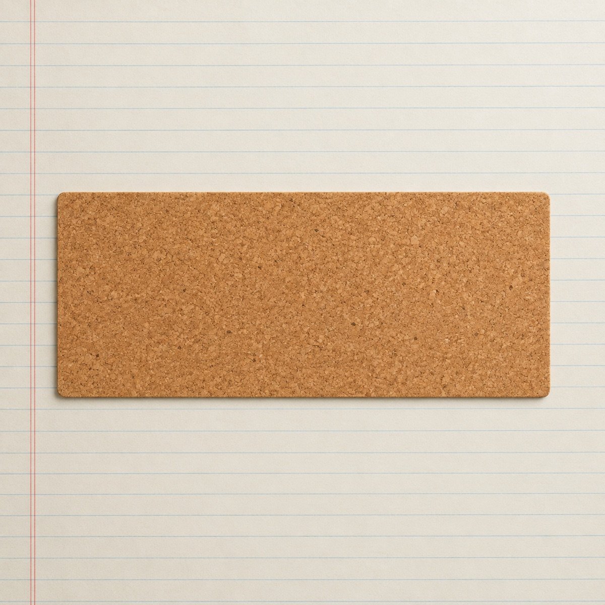 Cork Desk Mat, 60 × 30 cm