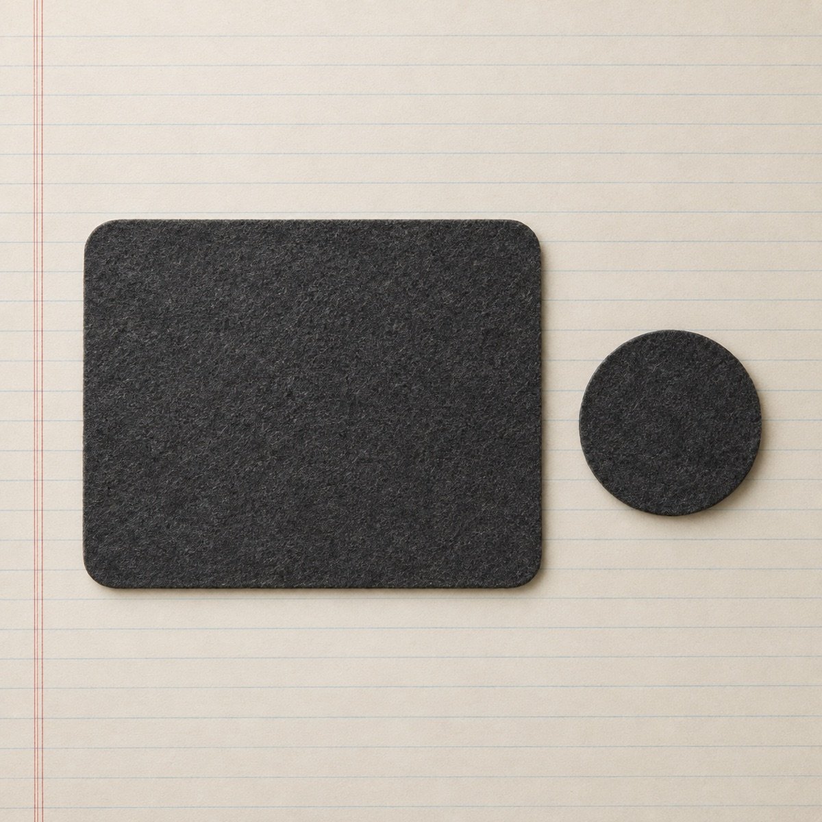 Felt Mouse Mat and Coaster Set